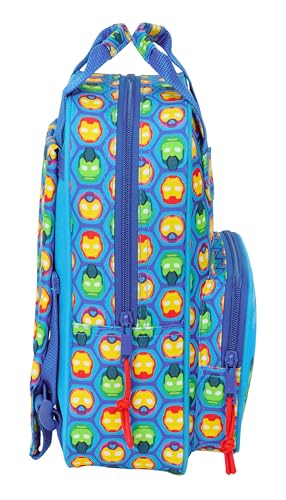 Image of IRON MAN Children's Backpack Adjustable with Handles Recyclable Fabric Ideal for Children of Different Ages Comfortable and Versatile Quality and Resilience 20 x 8 x 28 cm