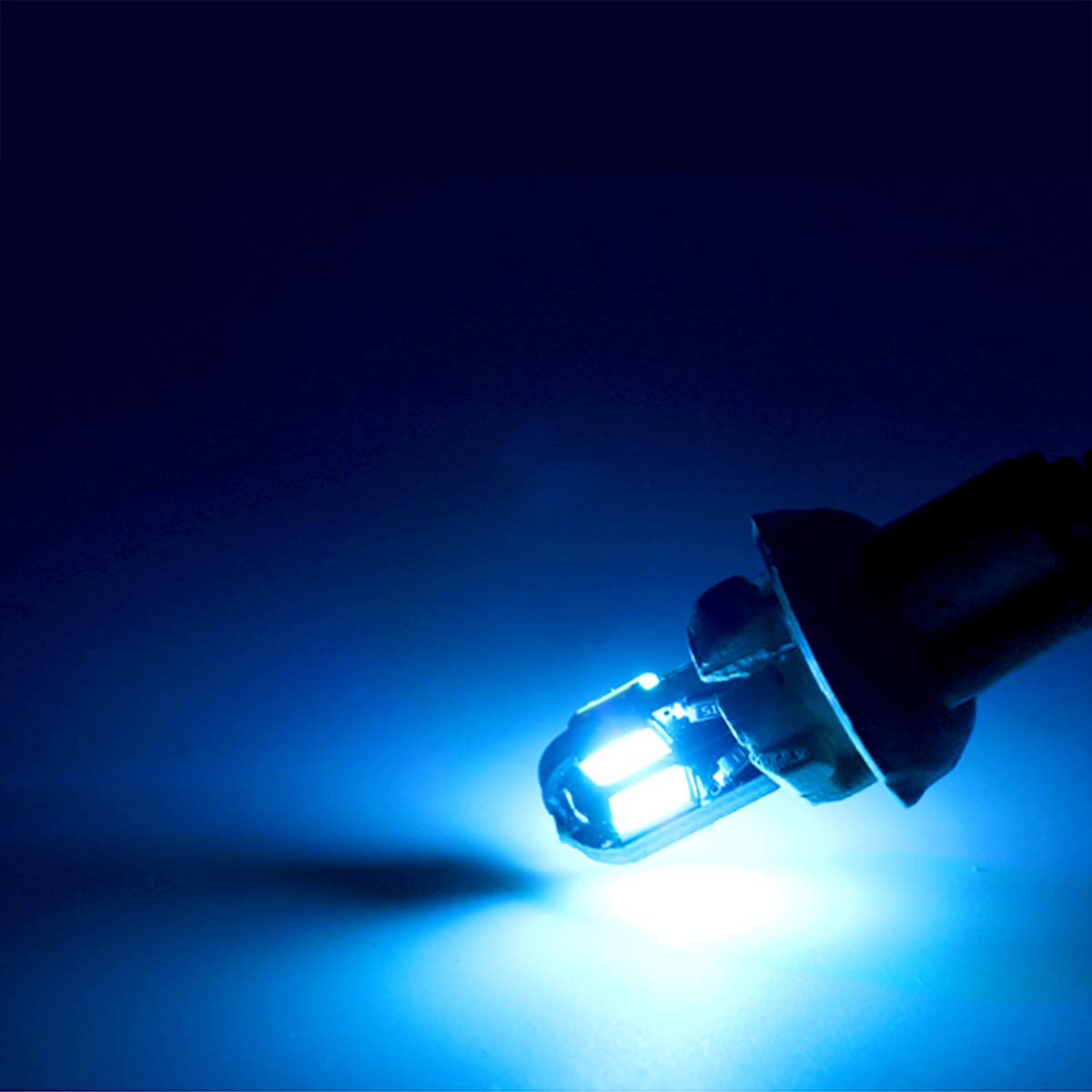 Amazon | MDLUFY T10 LED クリアランスランプ アイスブルー 12V 8SMD