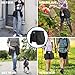 MUCHER Trainingsschürze Hundesport Kellnertasche Arbeitstasche Hippie-Gürteltasche Multifunktions-Hüfttasche aus Stoff Schweißfest Seitliche Gürteltasche für Damen Herren Wandern Trekking (Schwarz)
