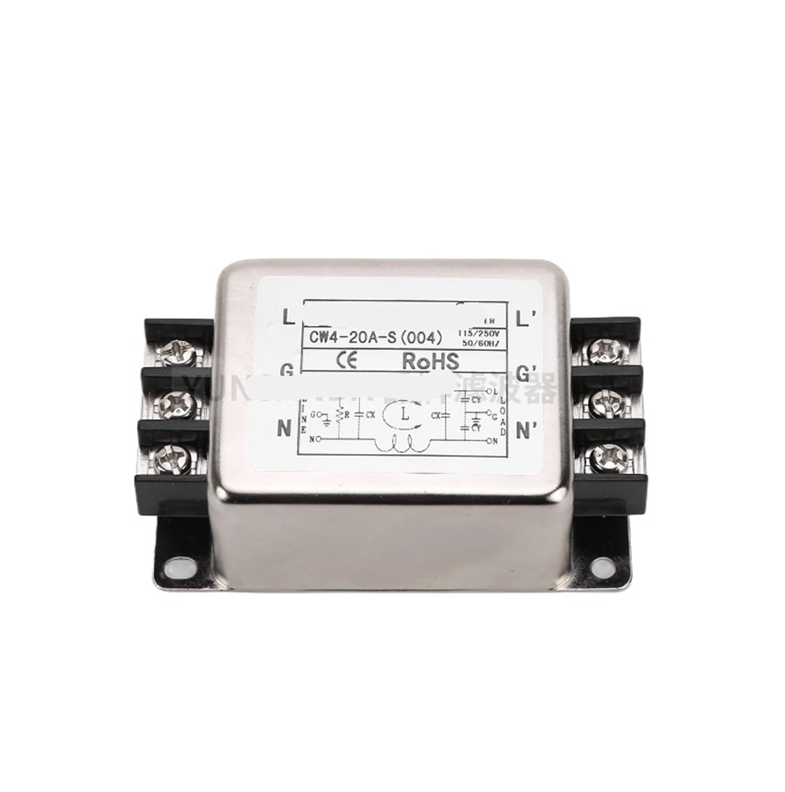 ETPBRIMSF CW4-10A-S 004 Single-stage enhanced power filter 220V anti-interference AC single-phase purifier(CW4-20A-S 004)