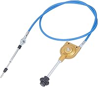Vista 5 de Cable de acelerador universal para excavadora de 6.6 ft/6.6 pies, acero inoxidable, línea de control de acelerador, reemplazo de cable de acelerador