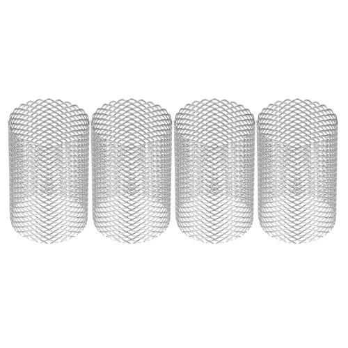 Image of PATIKIL 4 Pcs 25mm OD Strainer Mesh, 36mm H Screen Y Shaped Strainer Filter Valve Mesh Screen 304 Stainless Steel Strainer Mesh for Debris Pump Water Oil Separation