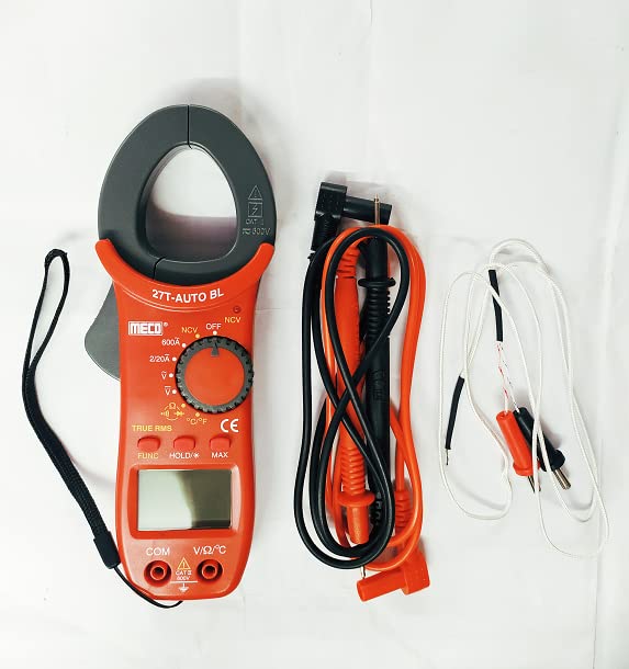 Meco 27T Auto BL 600 A AC Auto Ranging 3½ Digit 2000 Counts Clampmeter 1 Year Warranty Digital Clamp Meters (Red 2000 Counts) (B0BFW8Q62V) Amazon Price History, Amazon Price Tracker