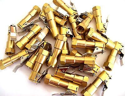 TM USWWAGOODS Replacement For/Fits 25 SOLID BRASS STRAIGHT LOCK ON TIRE CHUCK INFLATORS BB4104