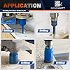 BRSCHNITT Punte Diamantate Gres Porcellanato - 6/6/8/20/25/35/50/68/110mm frese diamantate, 20mm Fresa, 50mm Punte Smusso,125mm Disco,per Porcellana Piastrelle Ceramica Marmo Granito