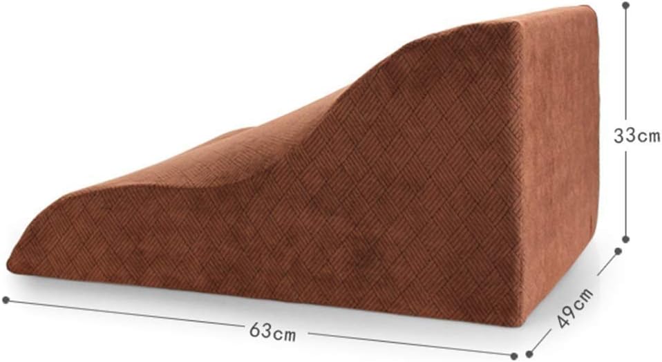 Lumbar Pillow - Therapeutic Foam Bed Wedge Pillow,Bed Wedge Pillow with Memory Foam for Comfortable and Restful Sleeping Alleviates Neck(White-Patch Five-Pointed star4)