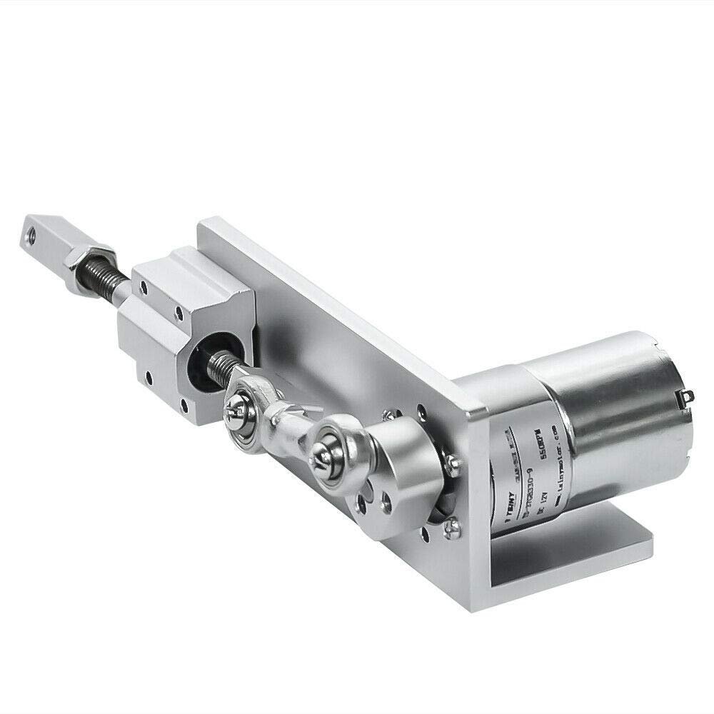 Moteur linéaire électrique Actionneur de mouvement pour vélo CC 12 V 24 V avec tracé 12 mm 16 mm 20 mm, 24 Volt, 120 RPM, 120