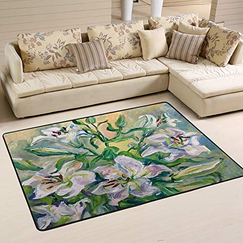 Tapis de maison en polyester imprimé floral CHEHONG design moderne durable