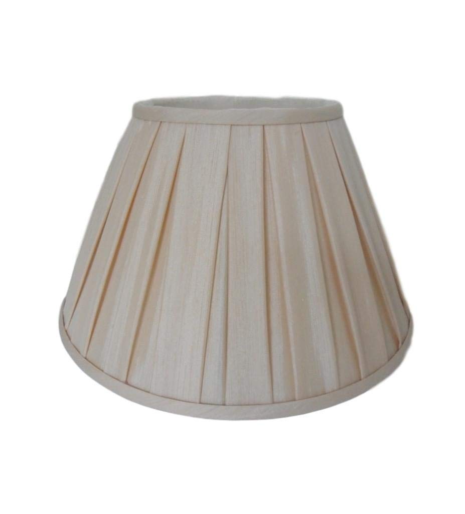 The Shade Boutique Cream Enya 16" Box Pleated Lampshade