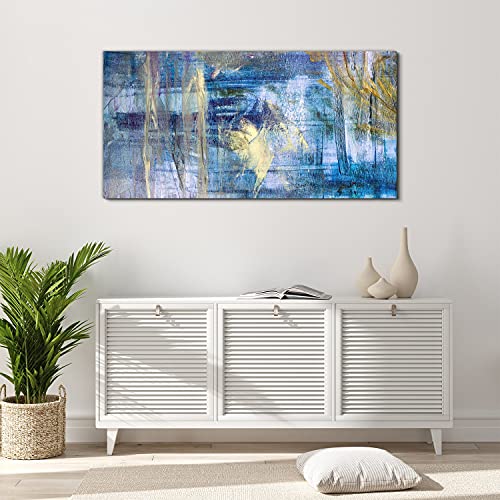 Image sur verre 120x60cm photo murale salon abstrait art trempe Coloray