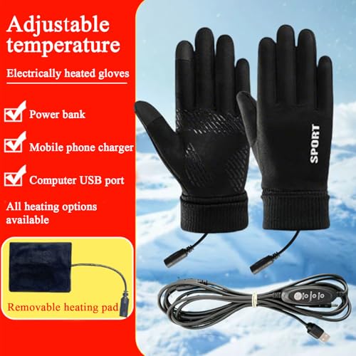 Guantes con calefacción USB que eliminan el entumecimiento de dedos 5