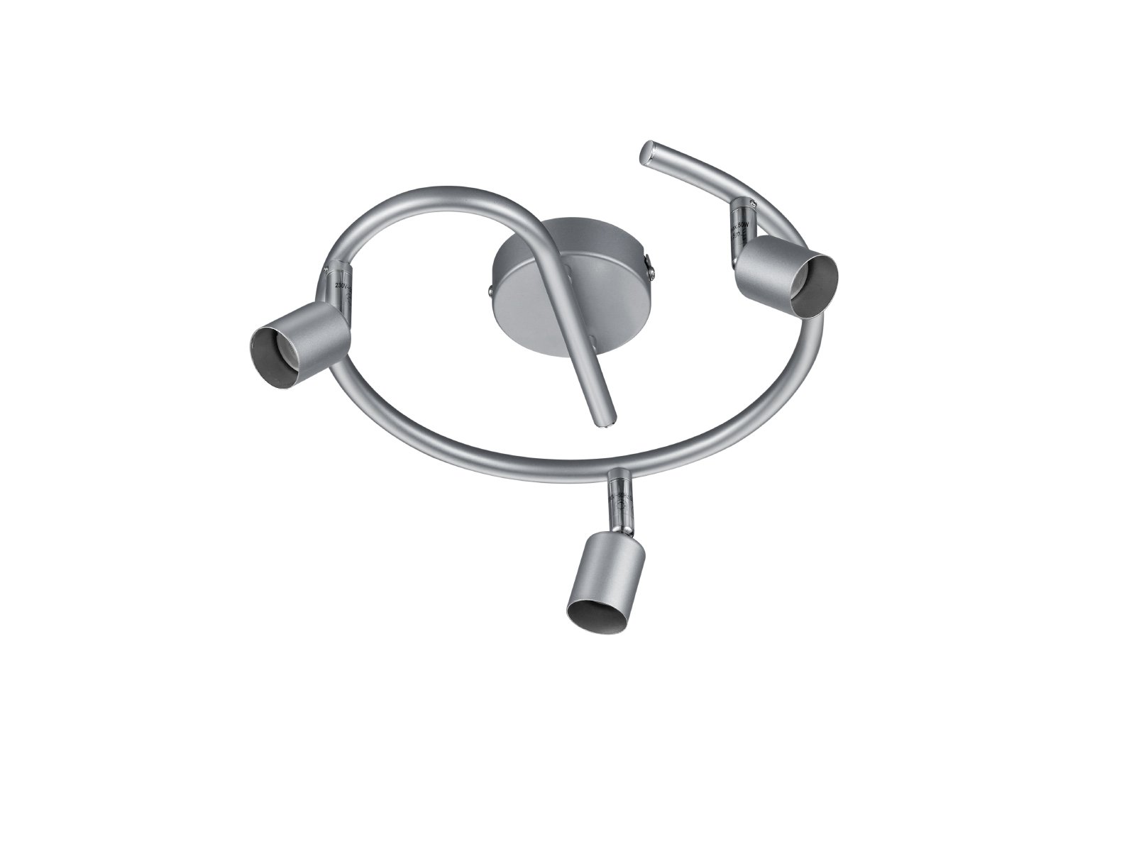 Reality, Spot, Paris 3xGU10, max.35,0 W Corps: metal, Titane Ø:26,0cm, H:13,5cm IP20