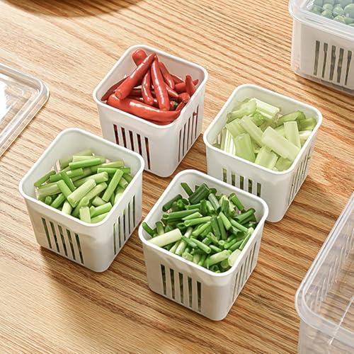 Image of DERIKO Airtight Masala Box For Kitchen Masala Container For Kitchen Spice Jars Multi Storage Container For Kitchens Easy Flow Spice Storage Container With Tray Spice Jars - Plastic (6 Grid Container)