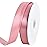 TONIFUL 1 Inch x 100yds Rose Gold Satin Ribbon, Thin Solid Color Satin Ribbon for Gift Wrapping, Crafts, Hair Bows Making, Wedding Party Decoration, Invitation Cards, Floral Bouquets, Christmas