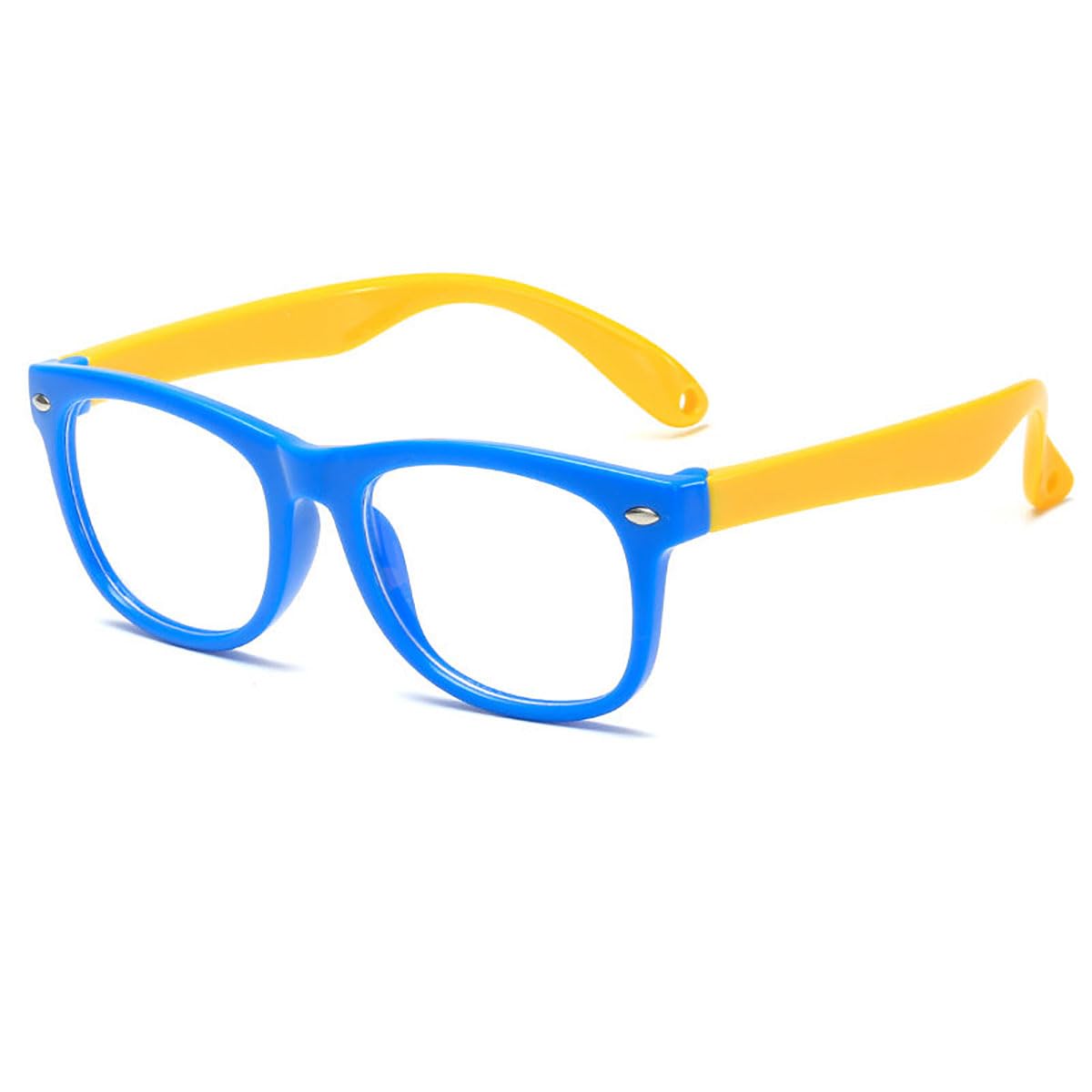 SYGA Children's Anti-Blue Light Glasses For Boys And Girls Silicone Goggles Myopia Glasses 4-12 Years old-image-2