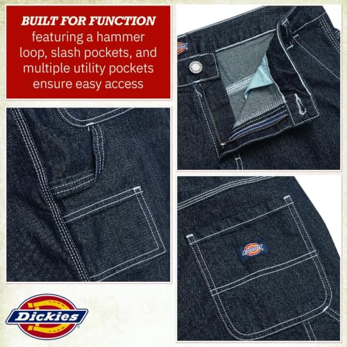 Image of Dickies Womens Casual Slim Fit Carpenter Pant-Non Stretch-Runs Small | Non-Stretch Utility Fabric with Functional Pockets, Runs Small So Size Up, Casual Styling That Pairs with Tees