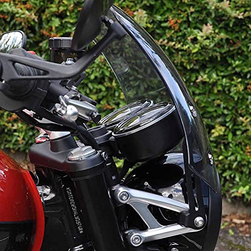 image for Dart Marlin Flyscreen (Light Tint) Motorcycle Windshield Compatible wi