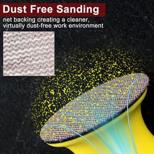 SPEEDWOX 3-Inch 180 Grit Aluminium Oxide Mesh Abrasive Dust Free Sanding Discs, Virtually Dust-Free, Box of 25 - Image 3