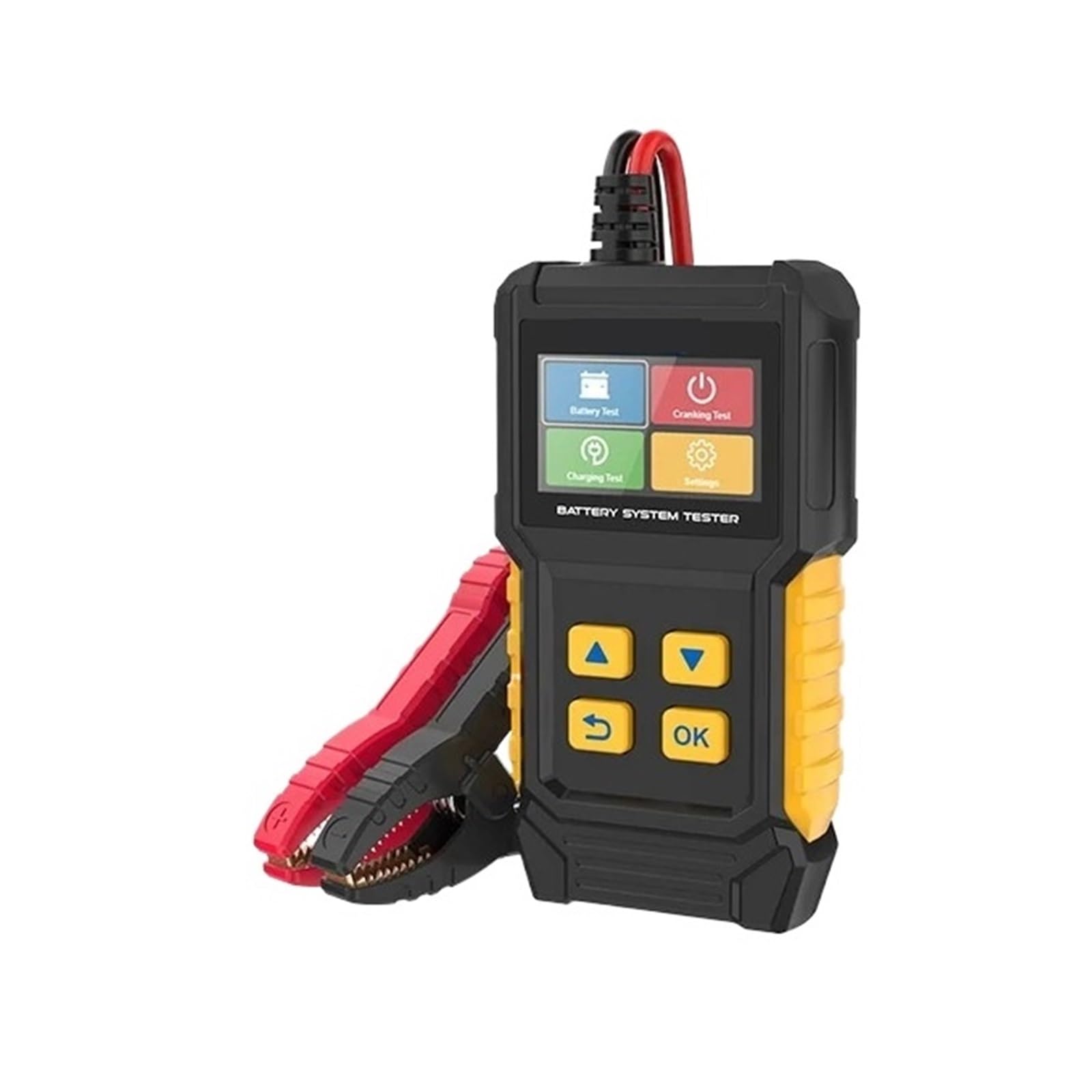 Tester per batterie, Tester for batteria auto BT360 8-29V, analizzatore digitale for test di batteria for auto, strumento di avviamento e carica 30-2000CCA