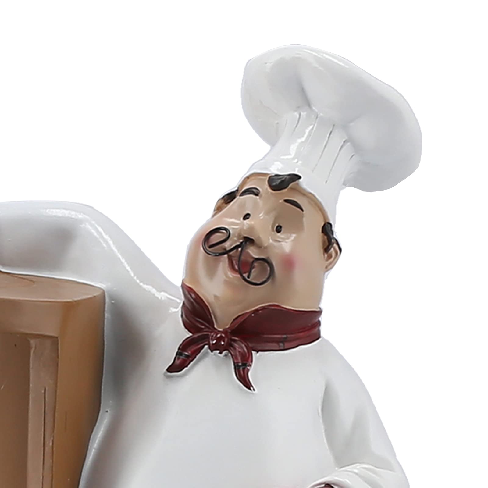 Figurka szefa kuchni Wyposażenie domu Pulpit Restauracja Hotel Bar Szef kuchni Uchwyt na papier Dekoracja z żywicy