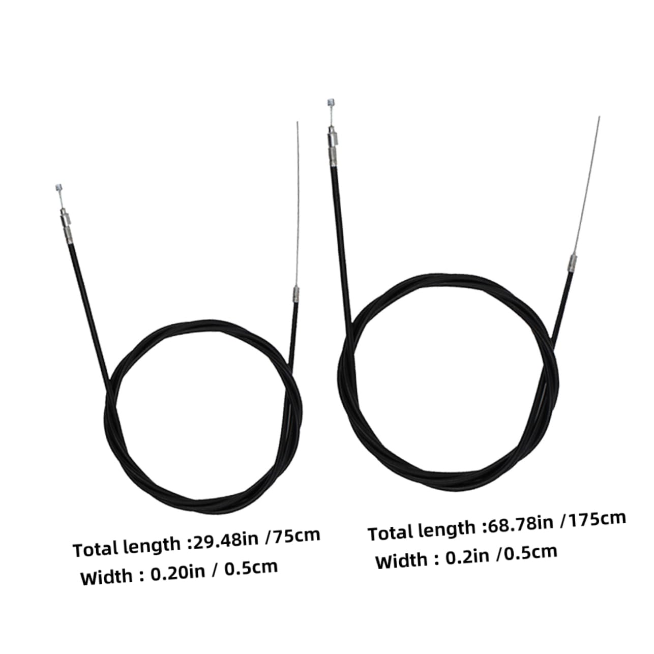 Holibanna 1Set Bicycle Brake Cable Kit for Front Rear Brakes Lightweight Easy Installation Compatible with Mountain Road Bikes Engineered for Enhanced Braking Performance