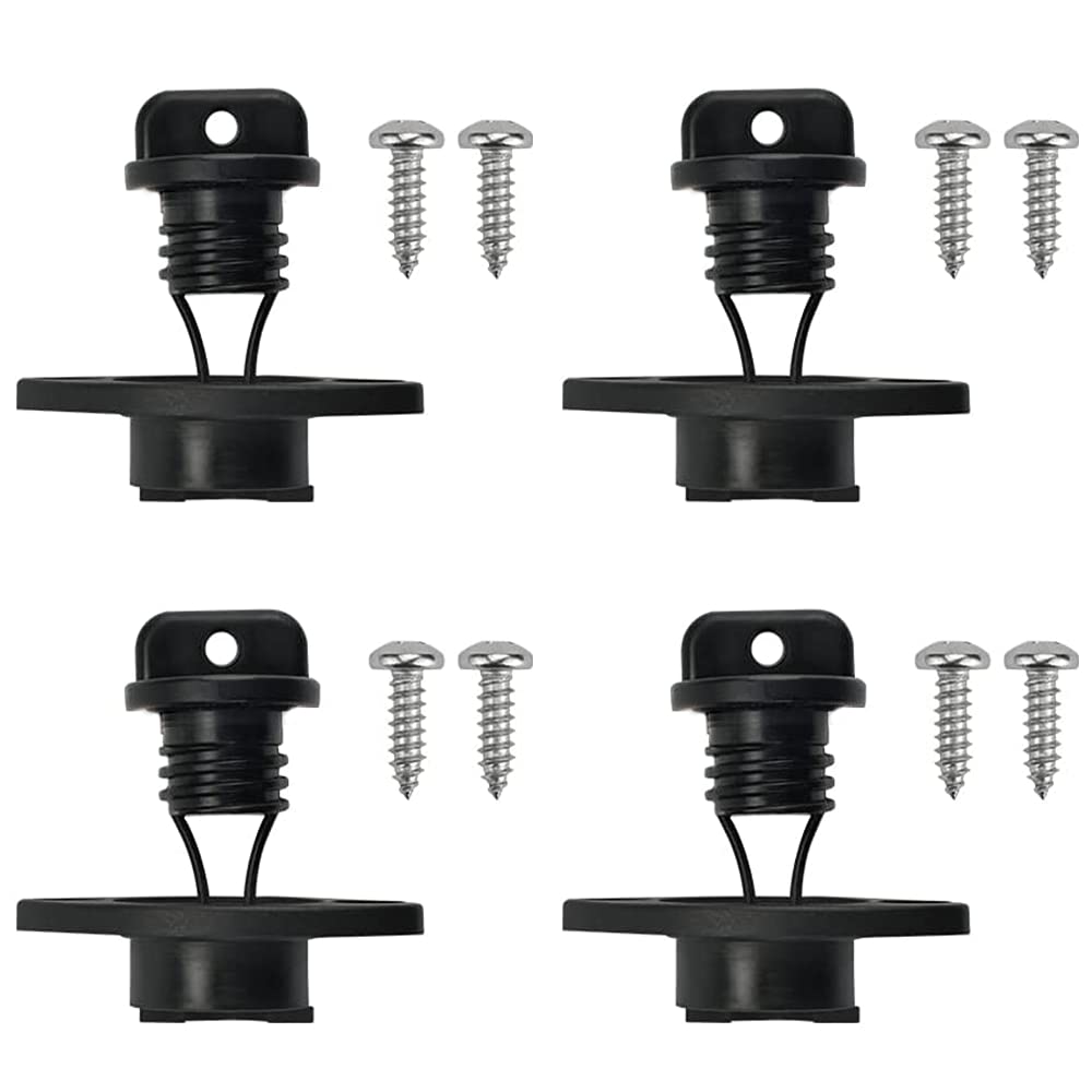 Buy PenuSpt Boat Drain Bung, 4pcs Kayak Drain Plug, Universal Hull