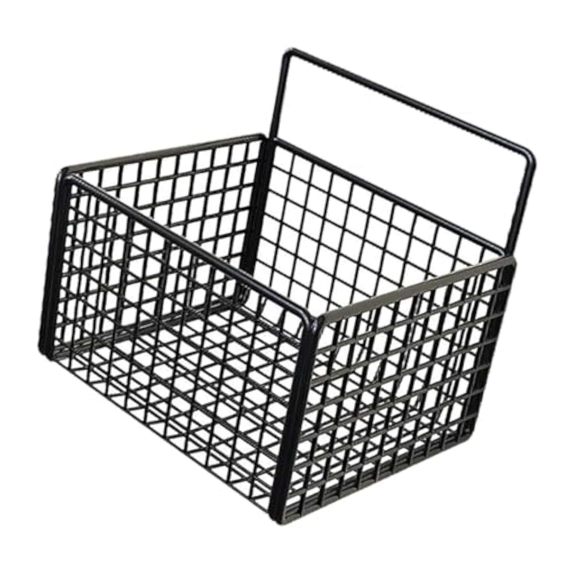 Hanging Wire Basket for Kitchen & Bathroom Storage, No Drilling