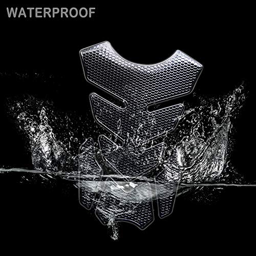 Revsostar 3D Tank Pad, Gas Tank Protector, Motorcycle Tank Sticker Protector Decal Gas Oil Fuel Tank Pad Protector (3 Pcs Per Set, Multi-Coloured, 1Pc Of Each Color) #TOP3