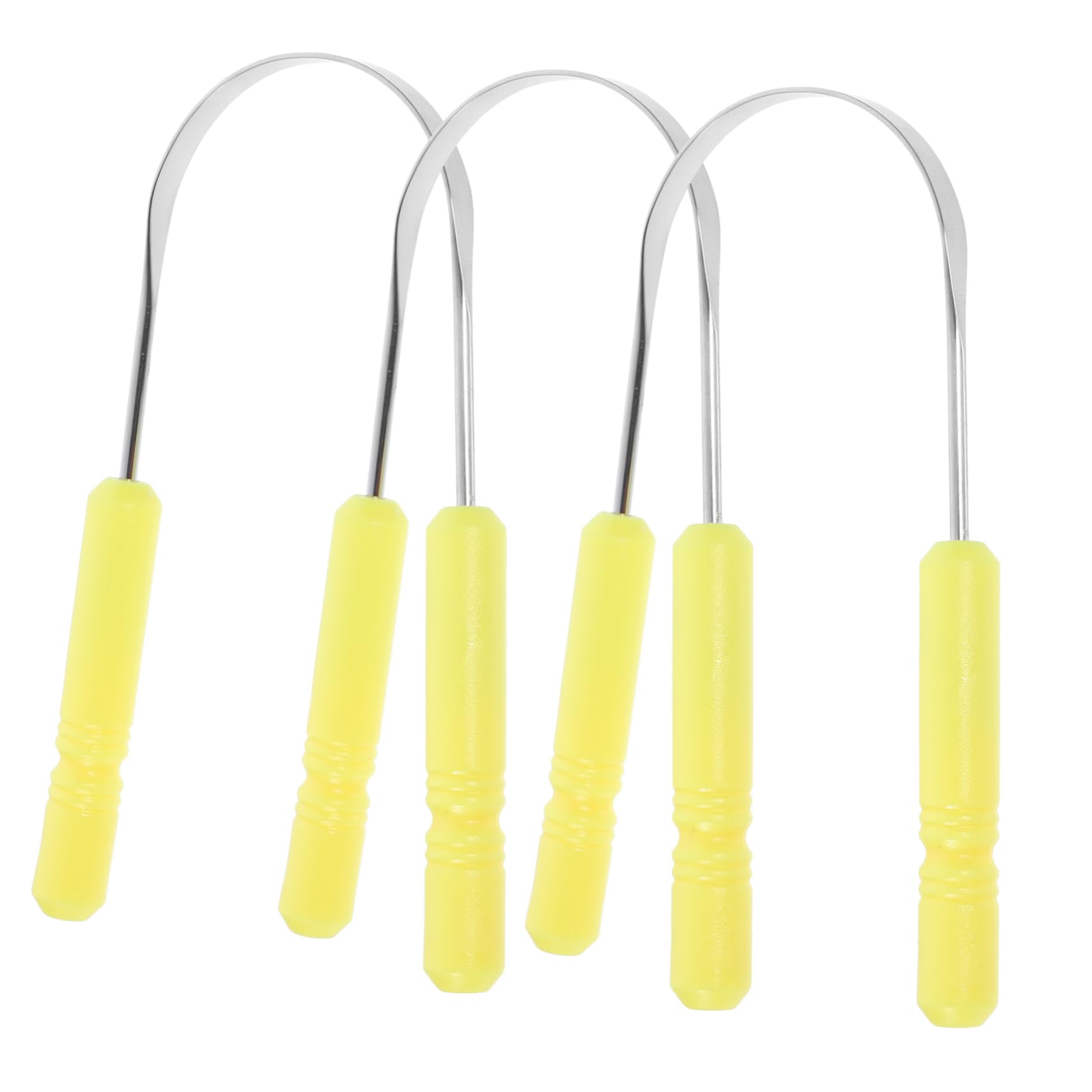 15pezzi Raschietto Per Lingua U-shape Acciaio Inossidabile Strumenti Per Orale Rimuovi Alitosi e Residui Raschietti Per Uso