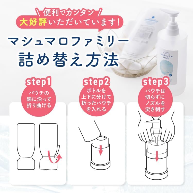 Amazon.co.jp: 【ばぶばぶストア】マシュマロ ファミリー 高保湿