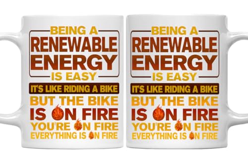 11oz Renewable Energy Mug - Funny Renewable Energy Gift, Humor