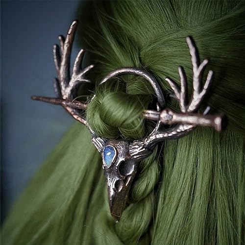 Gflpo Retro Celtic Hair Slide Hairpins Viking Celtic Hair Clips Celtic Knot Hair Stick Hairpin Vintage Bronze Hair Sticks Viking Hair Clips Vintage Metal Hair Barrette Retro Hair Accessories For Women Girls thumb #2