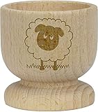 50mm breit x 50mm hoch Azeeda \'Nettes Schaf\' Hölzerner Eierbecher (EC00006281)