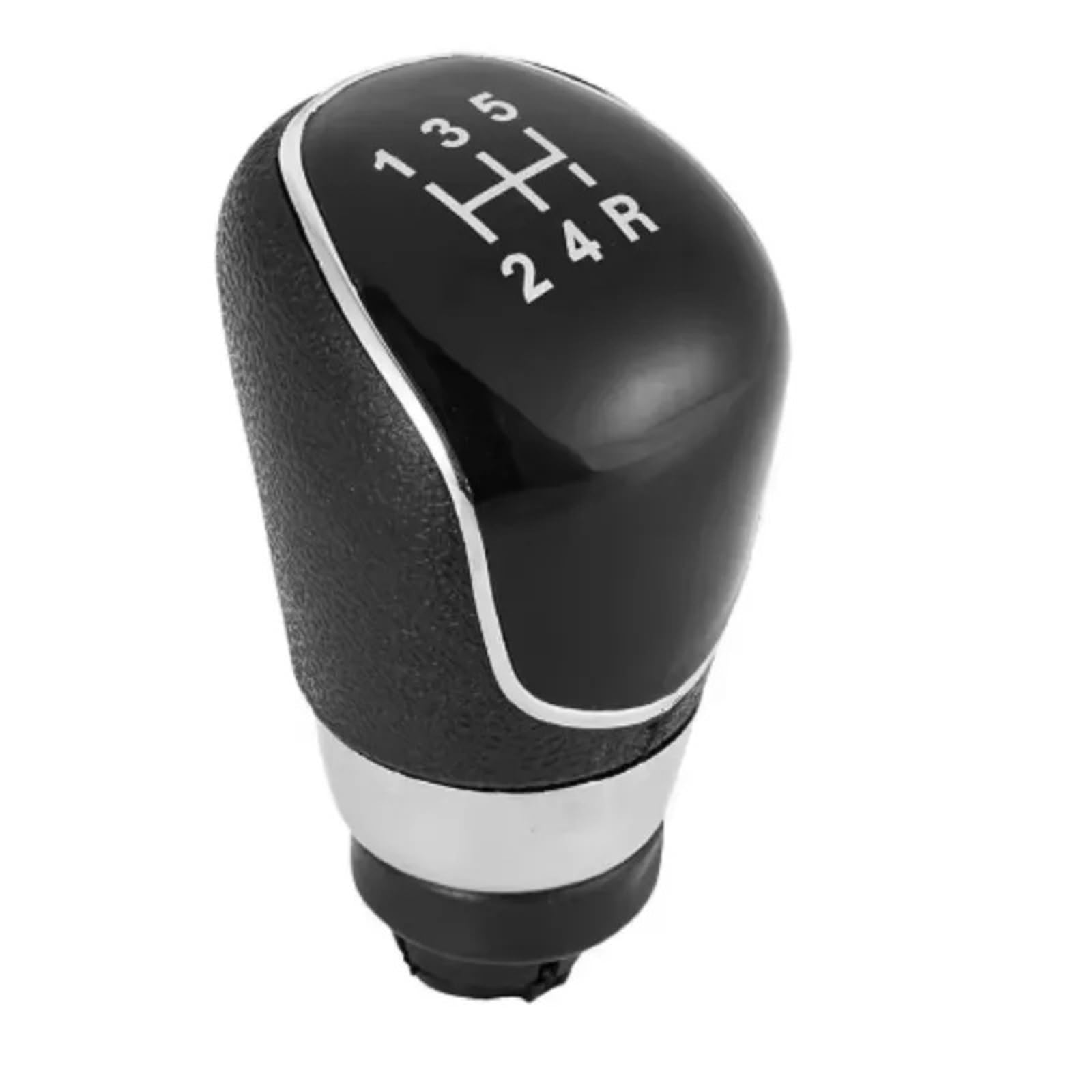 DWTNMEX Gear Shift Knob for Focus for Mondeo 5/6 Speed Gear Shift Handball Head Identification Manual Transmission Cars(Black lid 5-Speed 1ps)