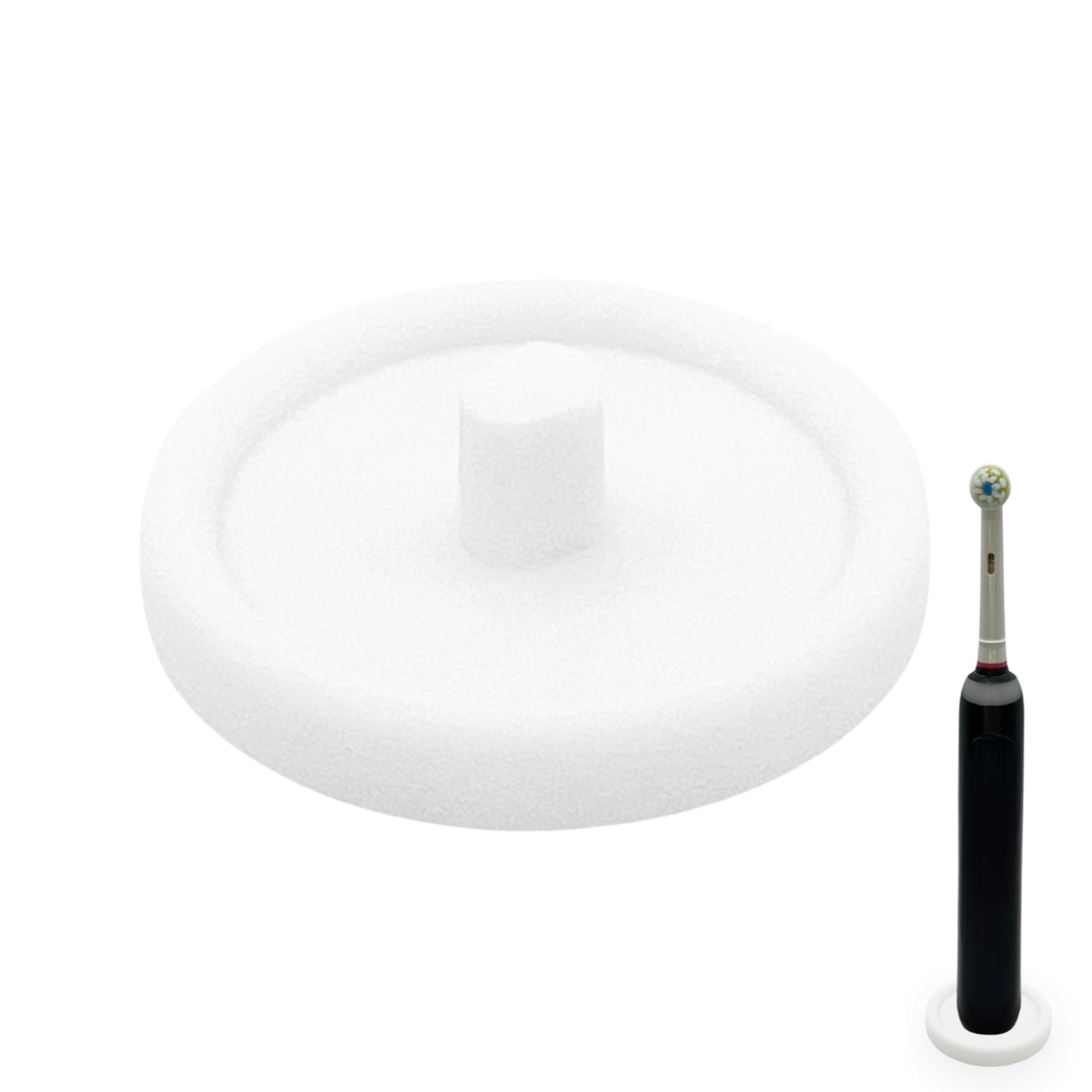 Xtrude Ltd White Oral Care Brand Electric Toothbrush Stand & Drip Tray (, Single)