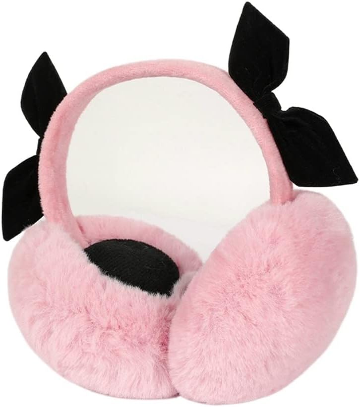 Women's Bow Earmuffs Winter Imitation Warm Plush