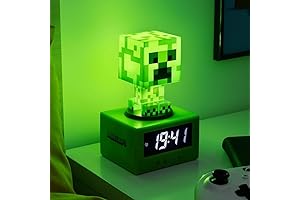 Paladone Minecraft Official Licensed Creeper Icon Alarm Clock