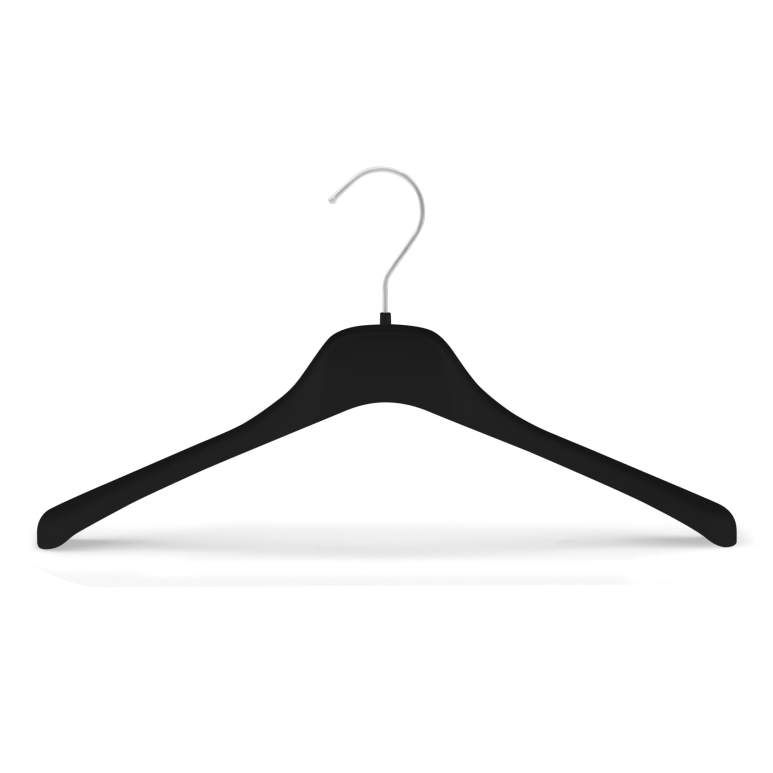 Kiroplast 25 sztuk wieszaków na T-shirty, wieszaki na koszule, oszczędność miejsca, wieszaki na ubrania, t-shirty, t-shirty, t-shirty (39 cm)