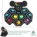 Vicbueges Electronic Drum Set, 9 Pads Roll Up Drum Kit, Built-in 2 Foot Pedals, Drumsticks, Headphone Jack, MIDI Support, Graphic