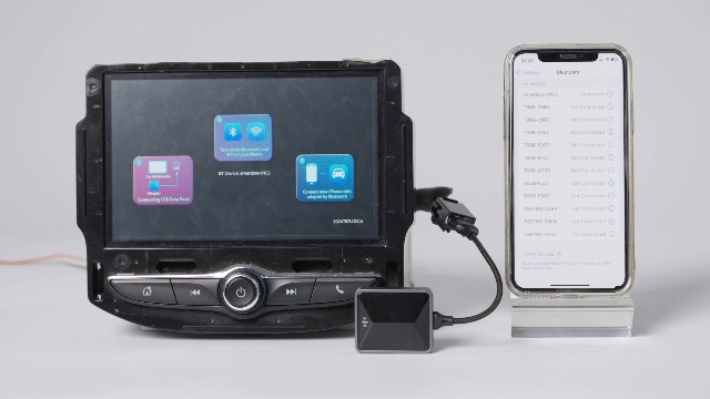 Adattatore Wireless 2-in-1 Per CarPlay E Android Auto, Dongle Plug-and-Play Per Auto Con USB, Compatibile Con IOS 10+ E Android 11+, 5.8 GHz