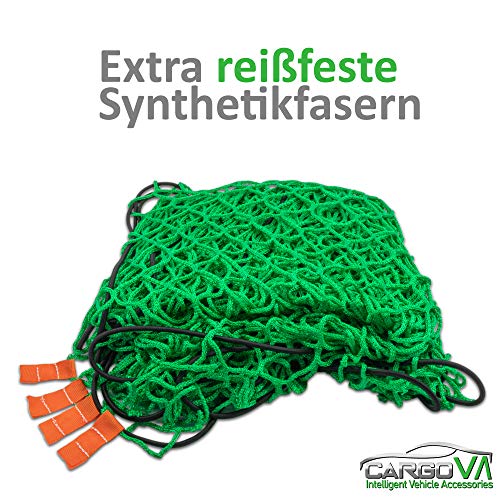 CargoVA® Anhängernetz 2x3M - Hängernetz mit Gummiseil und Eckenmarkierung - zur perfekten Ladungssicherung – Bild 7