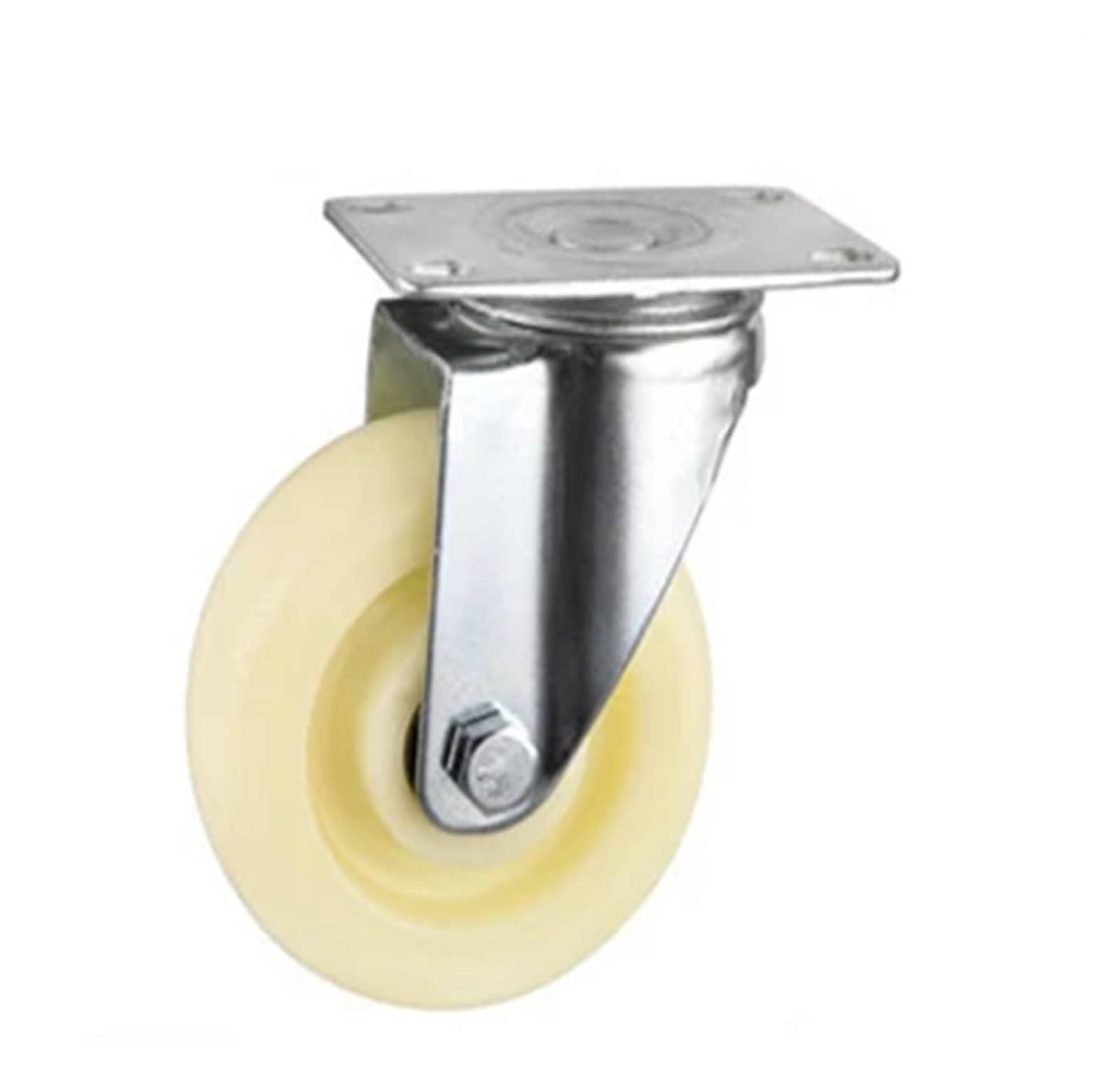 MXXDMOPD 1 Piece 2.5 inch/3 inch/4 inch/5 inch Medium Nylon Caster Industrial Flat car Swivel Wheel with Brake(Universal,2.5 Inch)