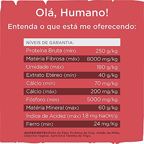 JUST Petisco Saudável - Cubos De Pato