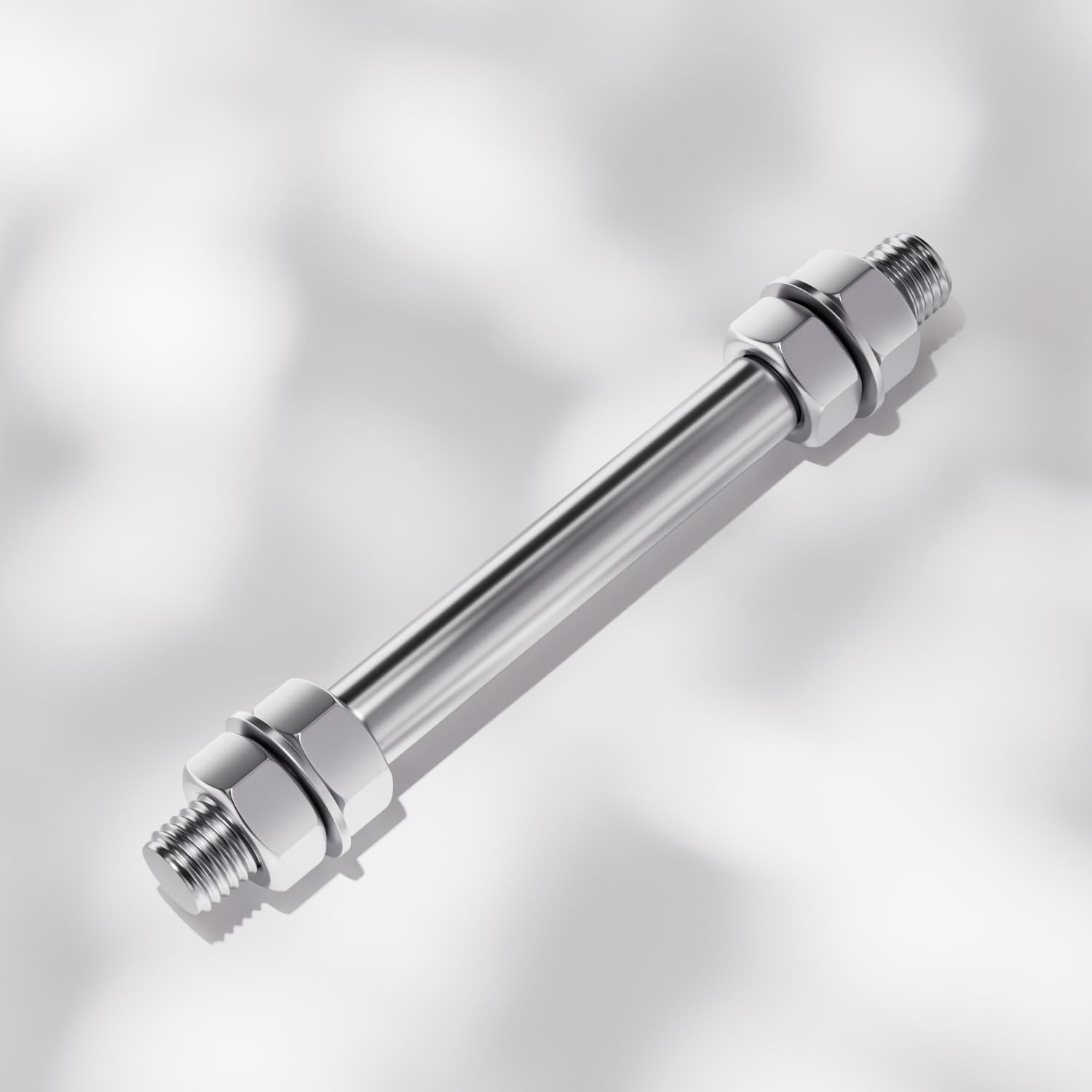 Produktbild von BK Shop Schubkarrenrad-Achse 20 Mm – Robuste Komplettachse Für Schubkarren, Bollerwagen & Gartengeräte
