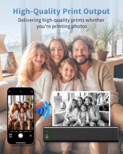 Miniatura 6 de Impresora Térmica Portátil M08f A4 Negro, Impresoras Móviles Uso Con Papel Térmico 210x297mm, Impresora Inalámbrica Compacta De Viaje, Impresora Bluetooth Compatible Con Teléfonos Android E Ios