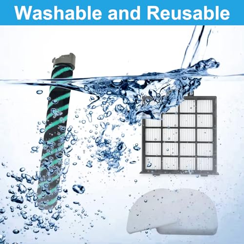 Image of 10 Pack AZ4002 Replacement filter for Shark Detect Pro /Shark Power Detect Upright Vacuum AZ4000 AZ4002 AZ4000C,1 Roller Brush,2 HEPA Filter 4 Foam & Felt Filters,2 Odor Neutralizer Cartridge