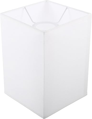 Pantallas de lámpara para lámparas de mesa, pantalla cuadrada E27, pantalla de lámpara rectangular, pantalla de lámpara colgante, pantalla de