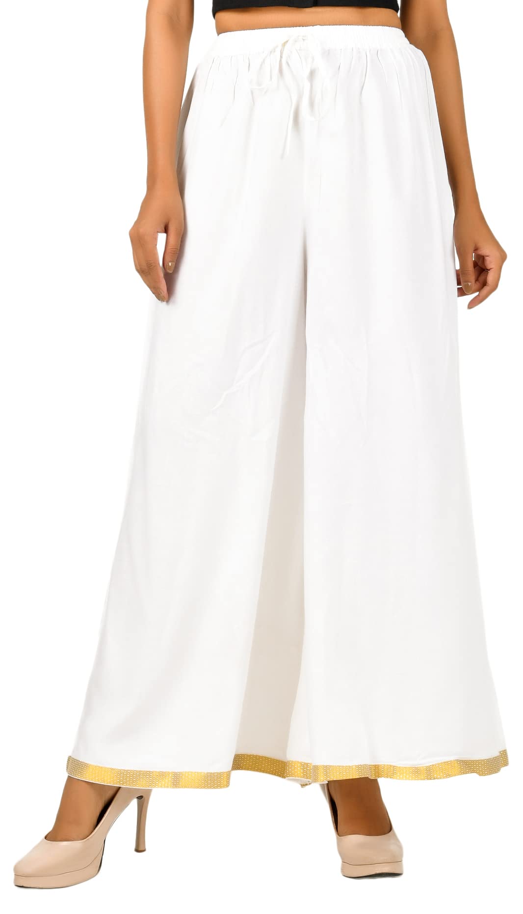 samjhi Women's Cotton Long Palazzo Pant-picture-36
