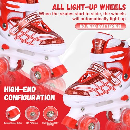 Szhzs Kids Roller Skates For Boys Girls Child Toddler Beginners thumb #2