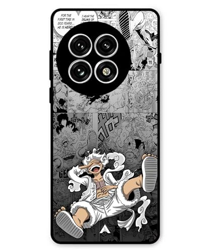 Image of Premium Anime 2 Case for Oneplus 13R (Glossy Finish) Soft-Touch Metal TPU Back Cover, Shockproof, Designer, Aesthetic Mobile Phone Case